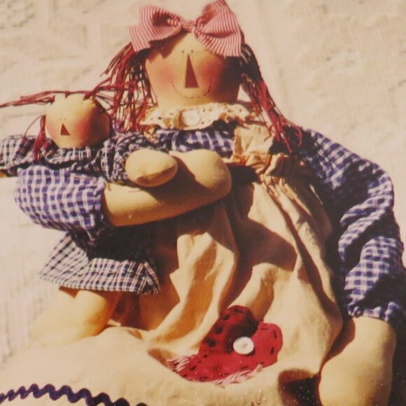 Janie's Angel Babies 29" Raggedy Ann type Doll Sewing Pattern Country - Picture 3 of 8